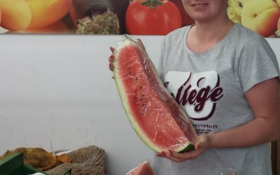 Wassermelonen im Frischmarkt Gifhorn