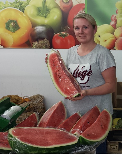 Leckere Wassermelonen im Frischmarkt Gifhorn…