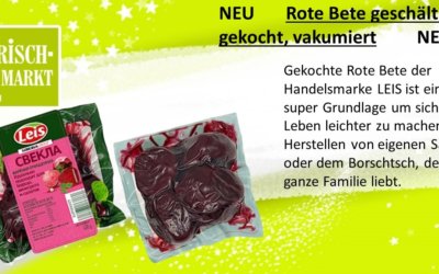 Gekochte und geschälte rote Bete von LEIS im FRICHMARKT