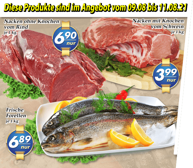 Angebot KW32 - Montag bis Mittwoch