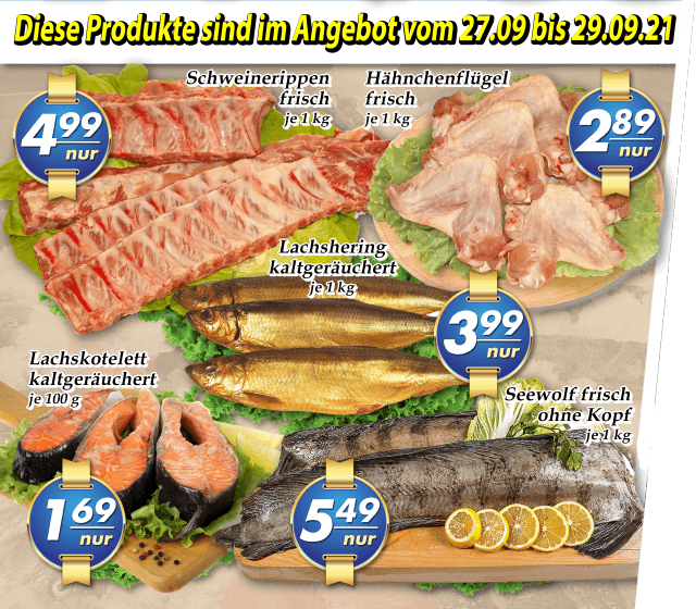 KW 39 - Wochenangebot - Montag - Mittwoch