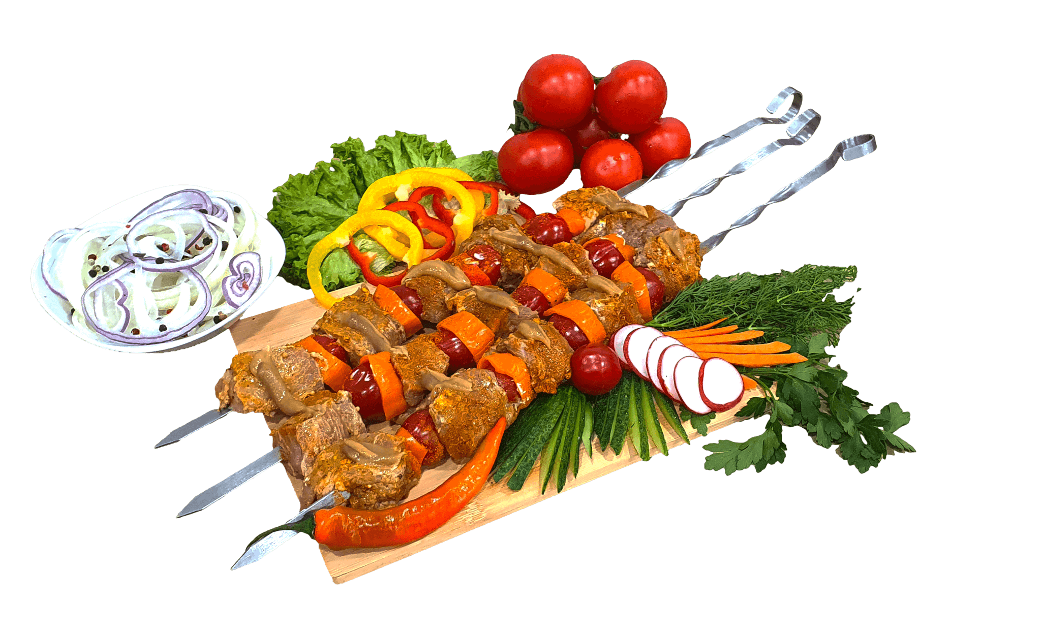 Schaschlik aus Putenoberkeule mit Mayo eigelegt je kg-c