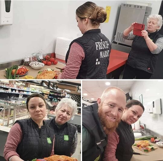 Fotoshooting  der Grillspezialitäten im Frischmarkt Gifhorn