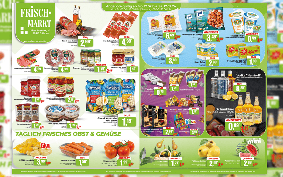 Angebote im Frischmarkt Gifhorn – neue Werbung in der KW7